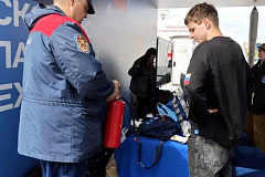 Огнеборцы обеспечили пожарную безопасность  на фестивале «Движение первых»